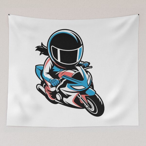 Item preview, Motorcycle Girl, Woman on the motorcycle, Moto Passion, Racing Girl designed and sold by Cr320.