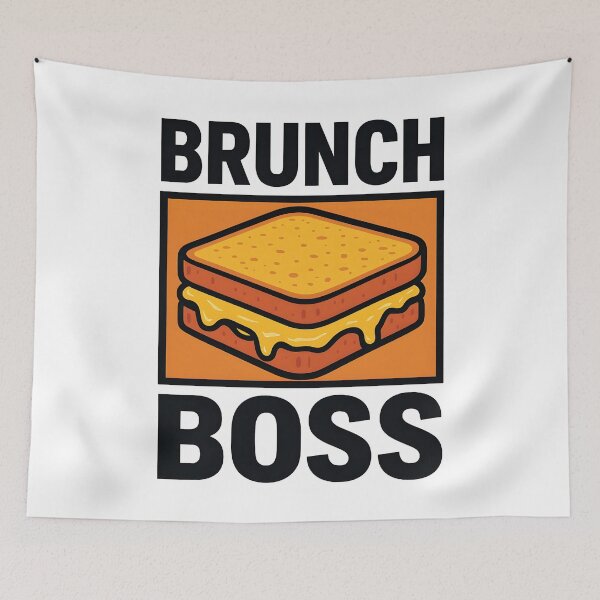 Item preview, Brunch Boss Vector Tee for Home Grill Gourmet Gurus designed and sold by WAUZ.