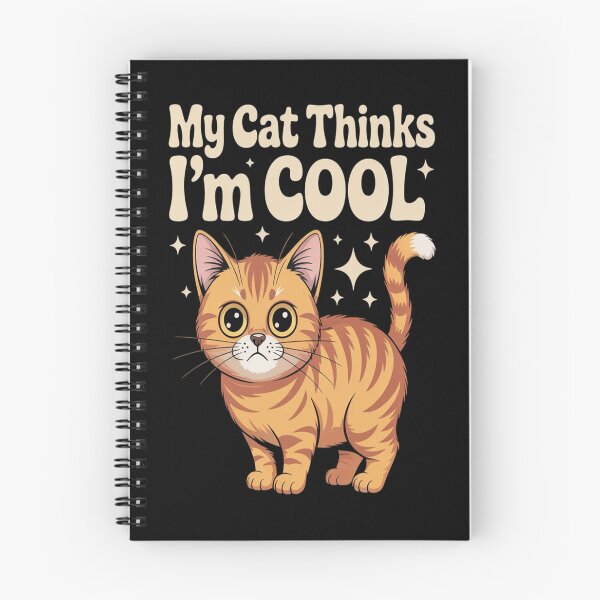 Item preview, My Cat Thinks I'm Cool Confused Kitten designed and sold by kakashinn.