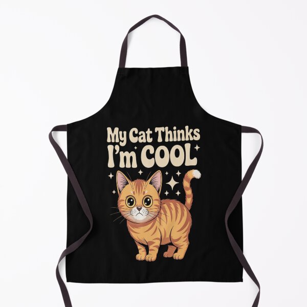 Item preview, My Cat Thinks I'm Cool Confused Kitten designed and sold by kakashinn.