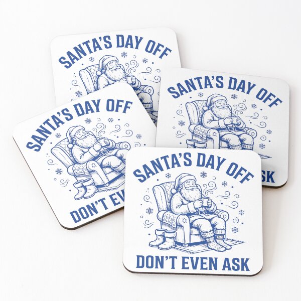 Item preview, Cozy Resting Santa Vector Illustration Holiday Humor designed and sold by DiNata.