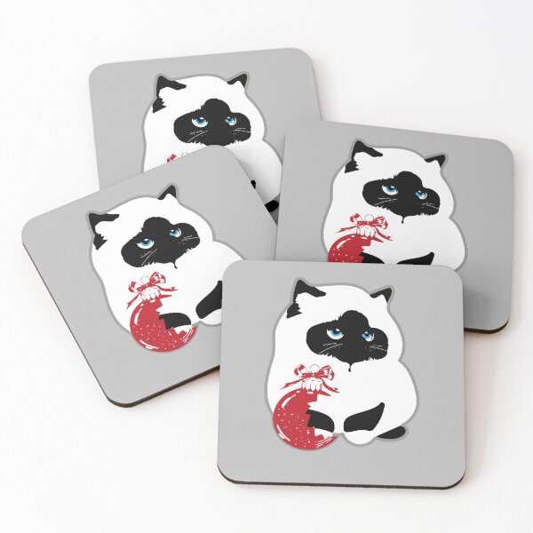 Item preview, NO REGRETS Funny Cat - Minimalist Birman Cat Meme designed and sold by SKETCHYANDGRAPHIC.