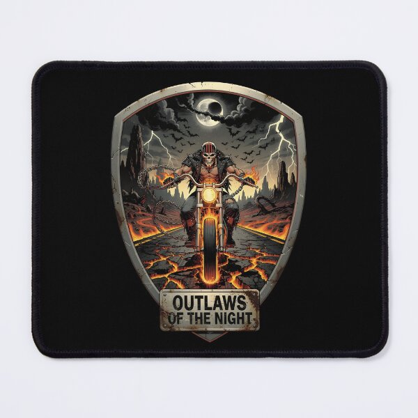 Item preview, Hellbound Biker Skull Crest Emblem designed and sold by Mellow-Design.