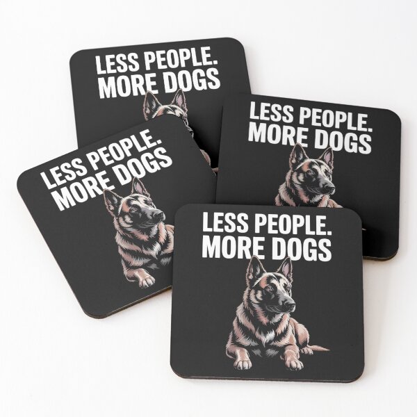 Item preview, Less People More Dogs Belgian Tervuren Funny Introvert  designed and sold by RsFilsingerArt.