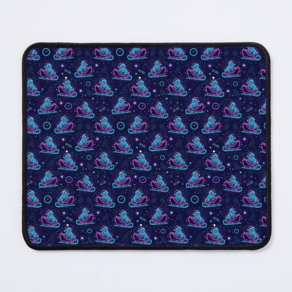 Item preview, Neon Santa Seamless new year Pattern designed and sold by Meemaart.