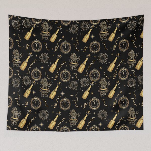 Item preview, Elegant Santa Seamless new year Pattern designed and sold by Meemaart.