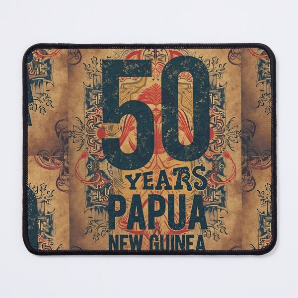 Item preview, Papua New Guinea 50th Anniversary Grunge Typography Art designed and sold by DiiStyle.