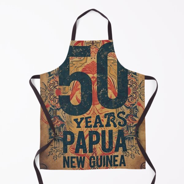 Item preview, Papua New Guinea 50th Anniversary Grunge Typography Art designed and sold by DiiStyle.