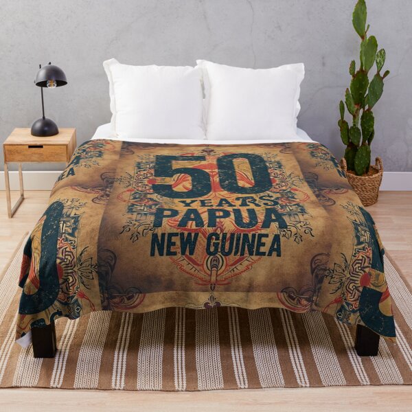 Item preview, Papua New Guinea 50th Anniversary Grunge Typography Art designed and sold by DiiStyle.
