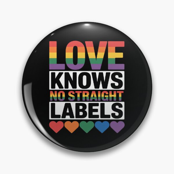 Item preview, Love Knows No Straight Labels LGBT Gay Ally Queer Pride designed and sold by MicanCuteStore.
