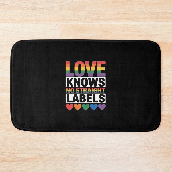 Item preview, Love Knows No Straight Labels LGBT Gay Ally Queer Pride designed and sold by MicanCuteStore.