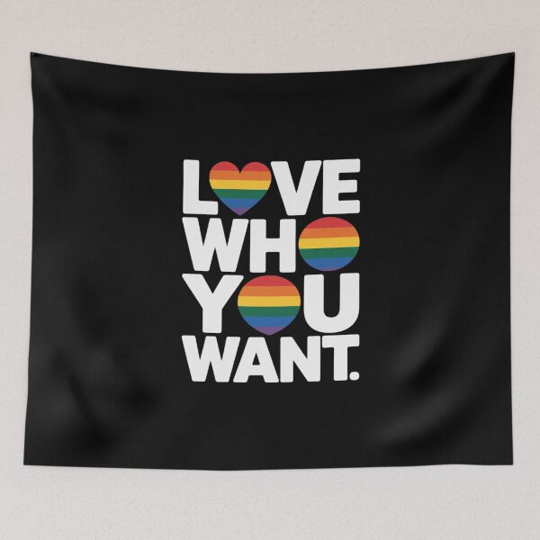 Item preview, Love Who You Want Gay Pride LGBT designed and sold by MathisBellanger.