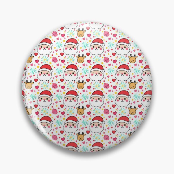 Item preview, Santa Seamless new year Pattern designed and sold by Meemaart.
