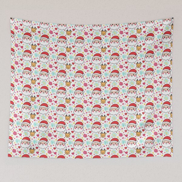 Item preview, Santa Seamless new year Pattern designed and sold by Meemaart.