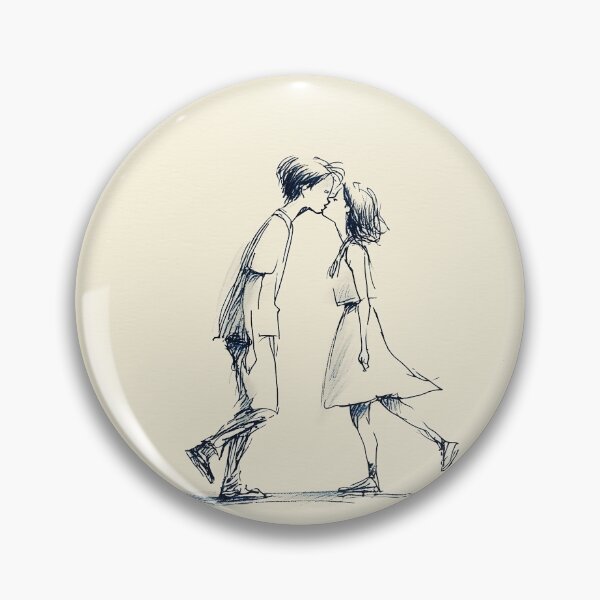 Item preview, Young Couple Sharing a Kiss designed and sold by lautir.