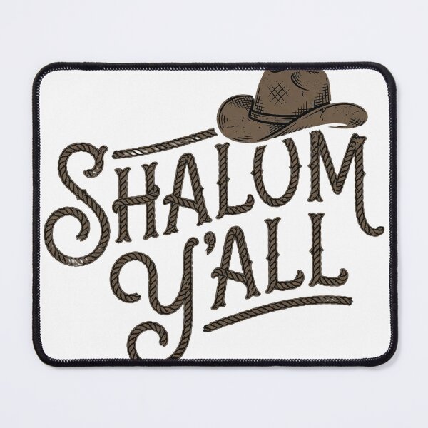 Item preview, Shalom Y'all Western Jewish Cowboy designed and sold by FestiveFuel.