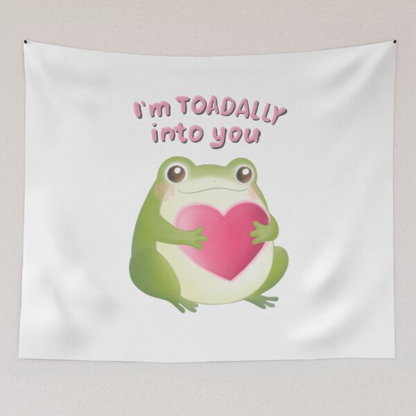 Item preview, Cute Frog with Heart – “I’m All Yours” designed and sold by LiudmylaMaika.