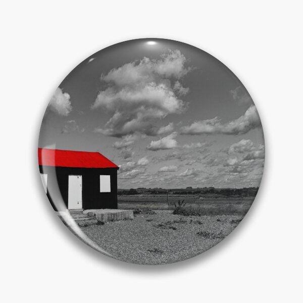 Item preview, Red Roof Hut on Rye Harbour in Sussex England UK designed and sold by John Gilham - Landscape Photography.