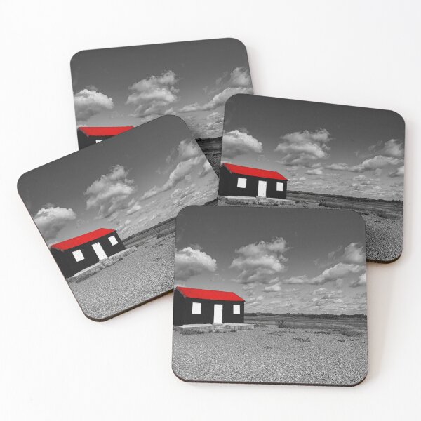 Item preview, Red Roof Hut on Rye Harbour in Sussex England UK designed and sold by John Gilham - Landscape Photography.