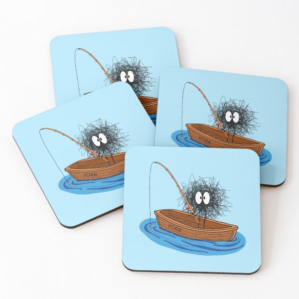 Item preview, Yorn Character Fishing on a Boat designed and sold by LeonaLines.
