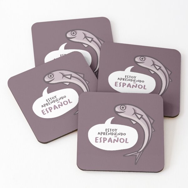 Item preview, "Estoy Aprendiendo Español" Purple Anchovy designed and sold by AnchoaesC.