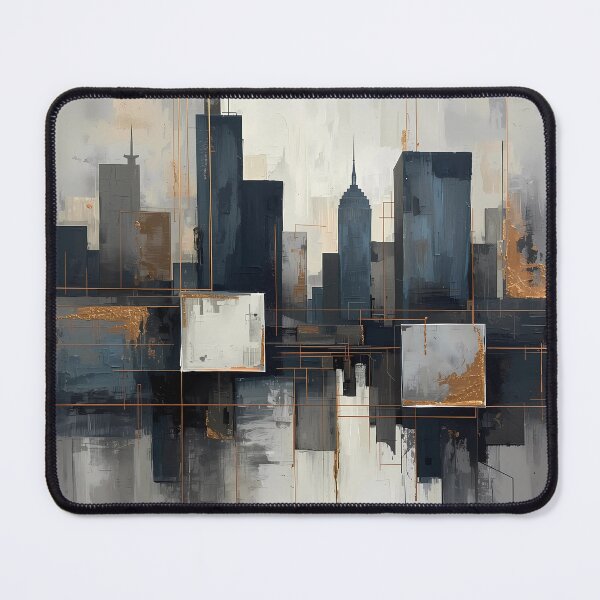 Item preview, Urban Geometry Abstract City Skyline designed and sold by apeles68.