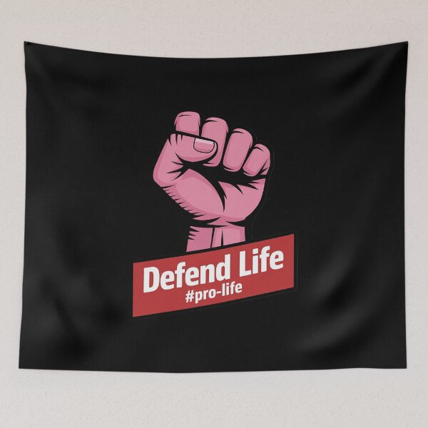 Item preview, Defend Life Pro-Life Womens Raised Fist Unborn Pro Life designed and sold by CultureSpec.