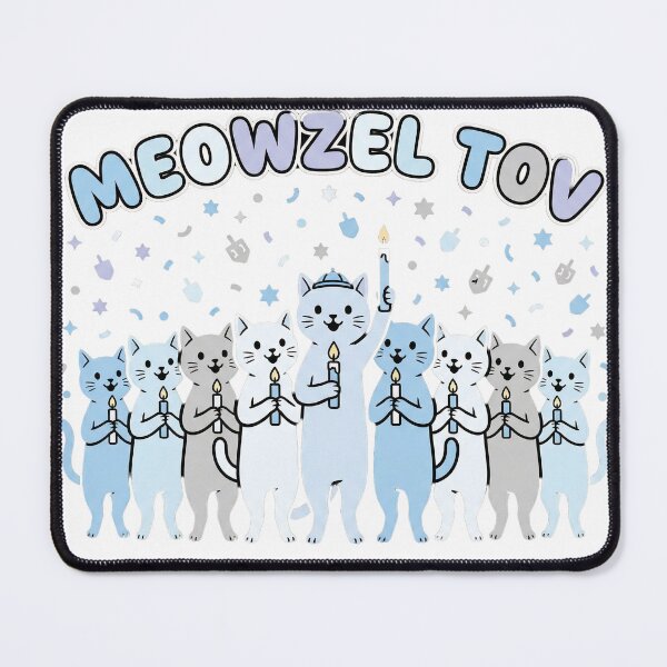 Item preview, Meowzel Tov Funny Cat Hanukkah designed and sold by FestiveFuel.