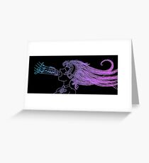 I Just Want to Sing (Dark Version) Greeting Card