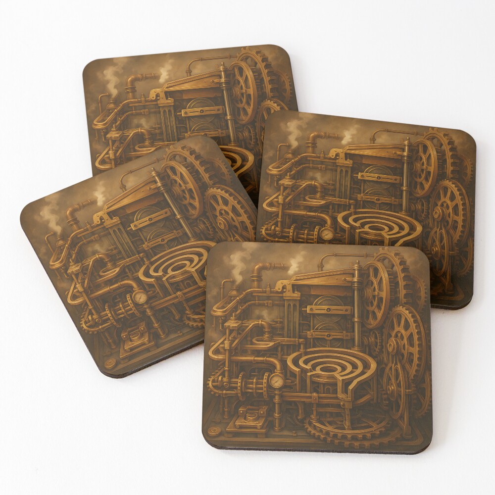 Item preview, Coasters (Set of 4) designed and sold by InNyutLab.