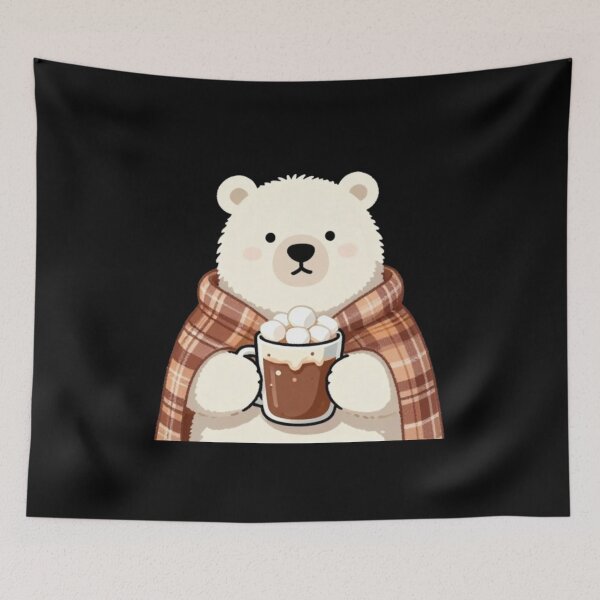 Item preview, Hot Cocoa Polar Bear designed and sold by Aetheriswork.