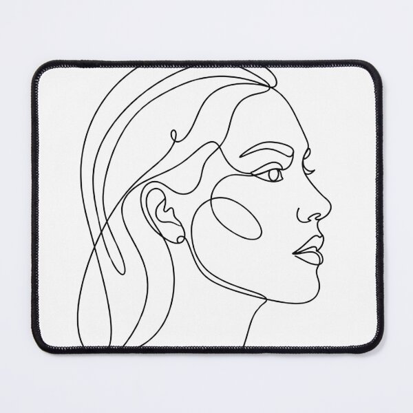 Item preview, Minimalist One Line Woman Face designed and sold by Shirtsle.