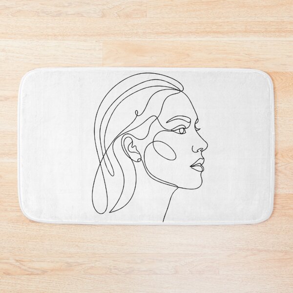 Item preview, Minimalist One Line Woman Face designed and sold by Shirtsle.
