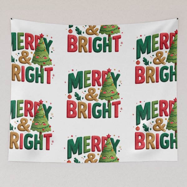 Item preview, Cute Merry and Bright tree designed and sold by MendaciousMina.