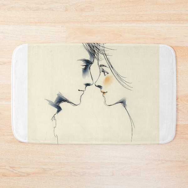 Item preview, Romantic Line Art Couple designed and sold by lautir.