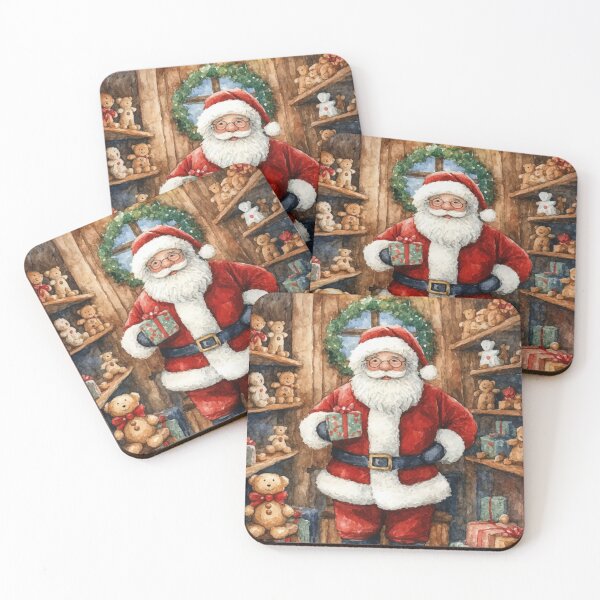Artikelvorschau, Der Weihnachtsmann in der Geschenkewerkstatt entworfen und verkauft von Dali RB.