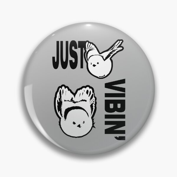 Item preview, Japanese Long-Tailed Tit - Just Vibin' designed and sold by SKETCHYANDGRAPHIC.