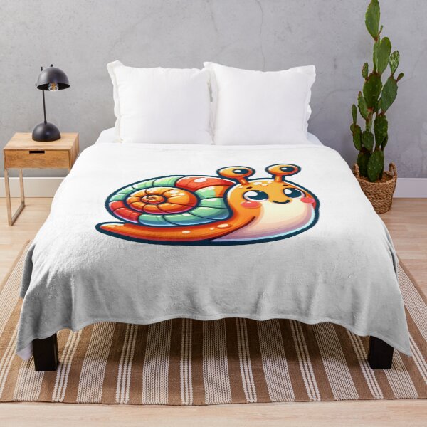 Item preview, Cute Snail Sticker – Colorful Kawaii Snail Cartoon Design designed and sold by LunaPixelStudio.