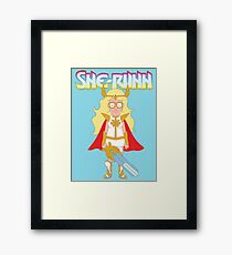 SHE-Ruhhhhhh Framed Print