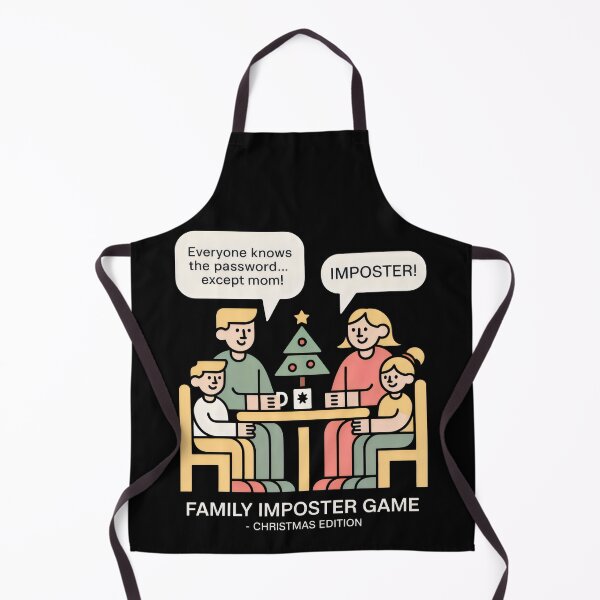 Item preview, Family Imposter Game Christmas Edition Funny Holiday Table Design designed and sold by SplashTastic.