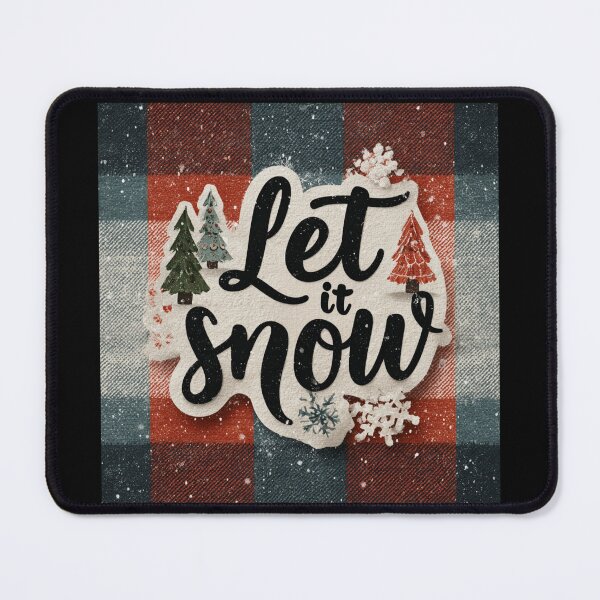 Item preview, Let it snow flannel designed and sold by MendaciousMina.