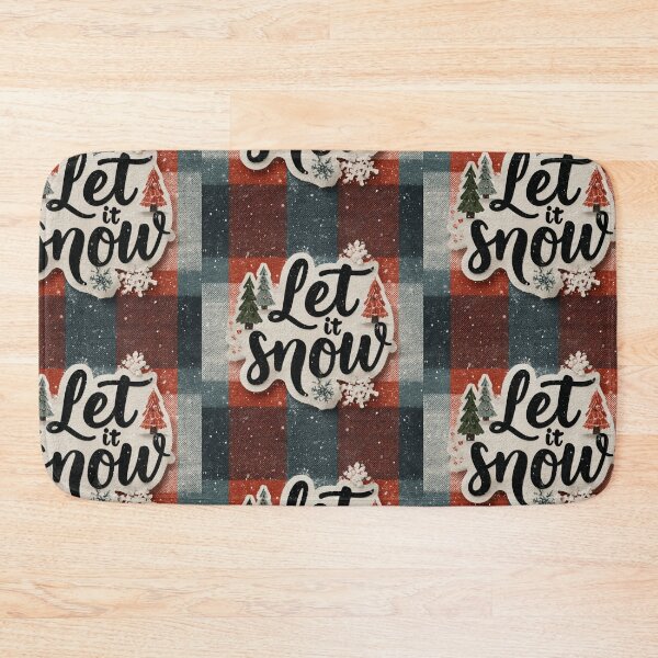 Item preview, Let it snow flannel designed and sold by MendaciousMina.