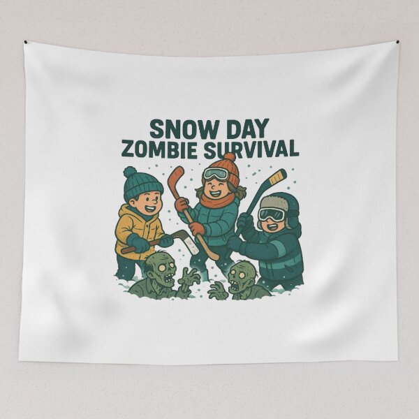 Item preview, Snow Day Zombie Survival  designed and sold by Rare Plus Apparel!.