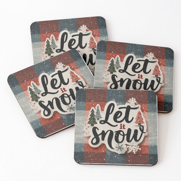 Item preview, Let it snow flannel designed and sold by MendaciousMina.