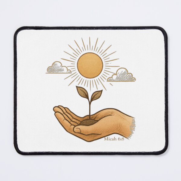 Item preview, Walk humbly - Micah 6:8 designed and sold by Seed & Stitch.