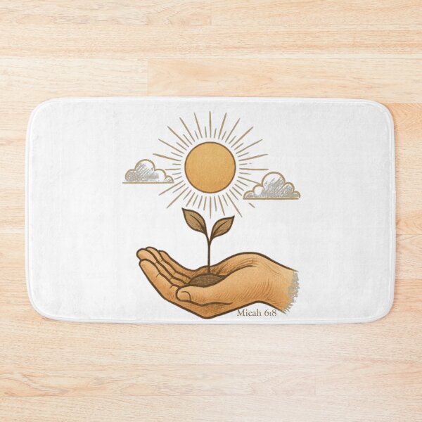 Item preview, Walk humbly - Micah 6:8 designed and sold by Seed & Stitch.