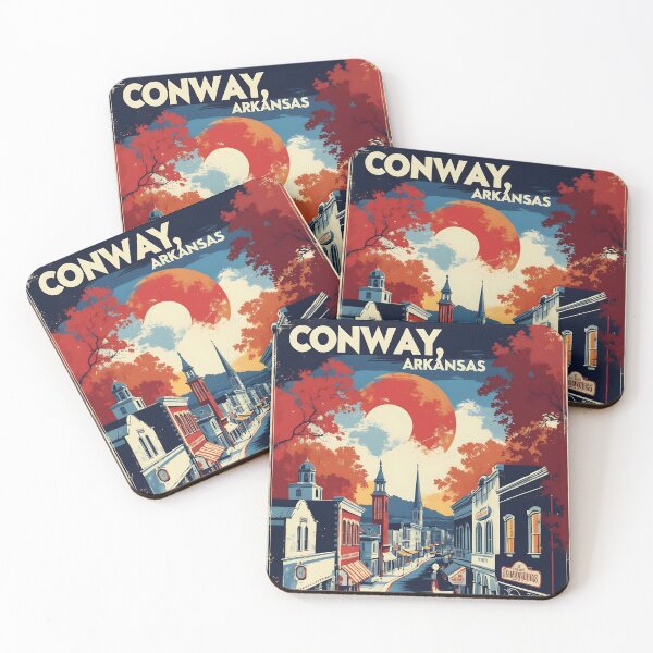 Item preview, Conway Arkansas USA Vintage Travel Tourism  designed and sold by TravelersGems.