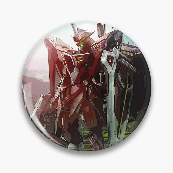 Item preview, red frame justice gundam seed illustration designed and sold by sabartgunpla.