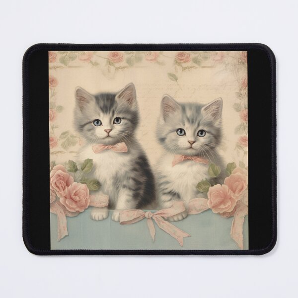 Item preview, Vintage kittens designed and sold by MendaciousMina.