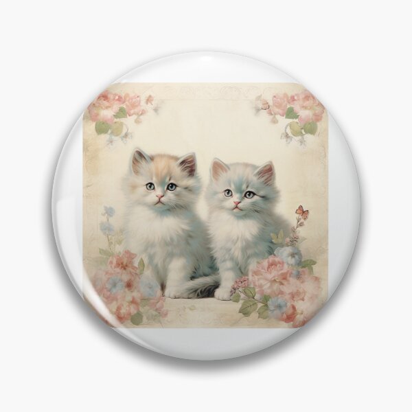 Item preview, Vintage kittens designed and sold by MendaciousMina.